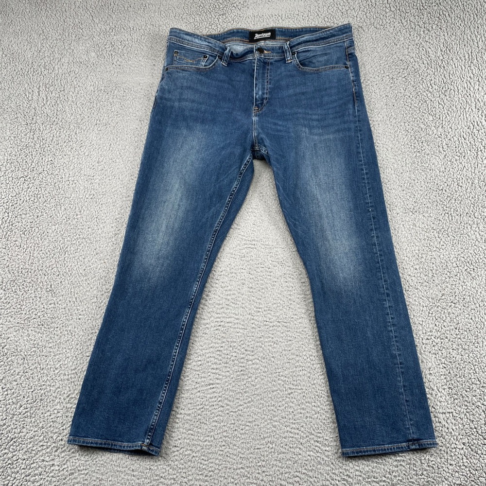 Revtown Jeans Mens 38 Blue Sharp Decade Denim Slim Straight Stretch